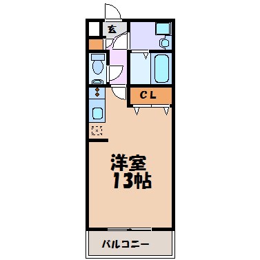 ビオラ名駅西 間取り図