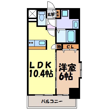 グランデ中村区役所 間取り図