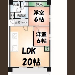 ハイツ東桜 間取り図