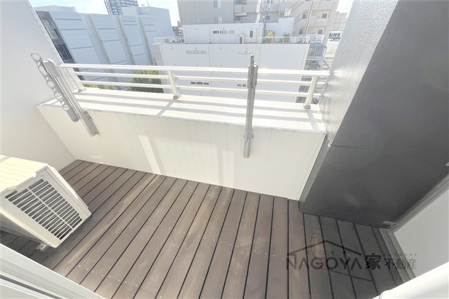 白川公園パークマンション ベランダ