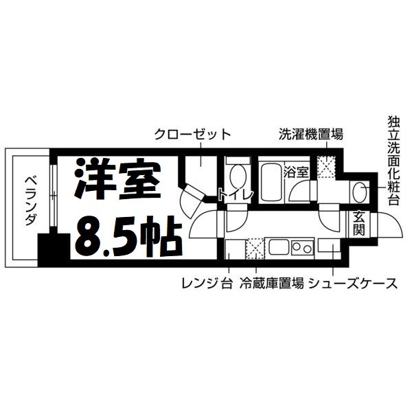 ゼスタレジデンス桜山 間取り図
