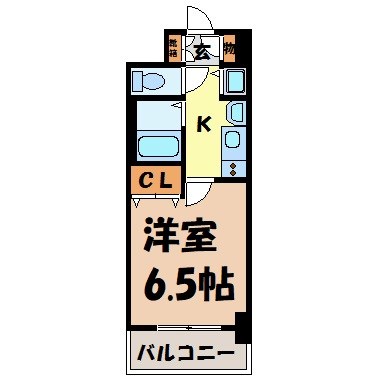 プレサンス新栄デコール 間取り図