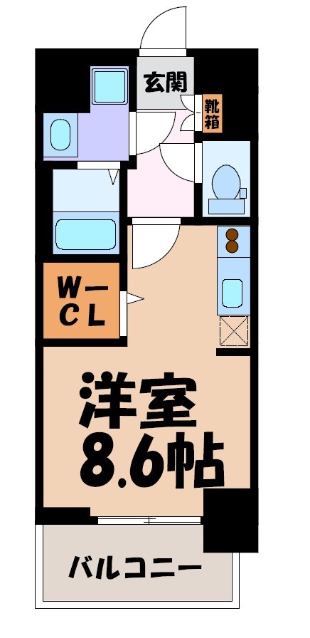 プレサンス名古屋菊井セルカ 間取り図