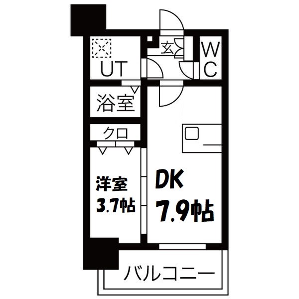 メイクスWアート上前津Ⅴ 間取り図