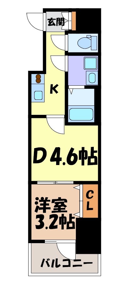メイクスWアート上前津Ⅴ 間取り図