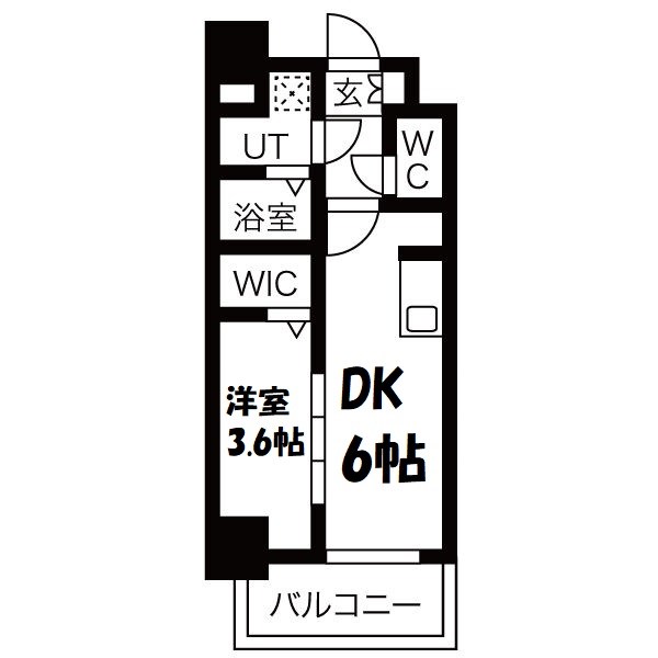 メイクスWアート名駅南Ⅲ 間取り図