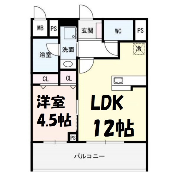 Flair丸の内 間取り図