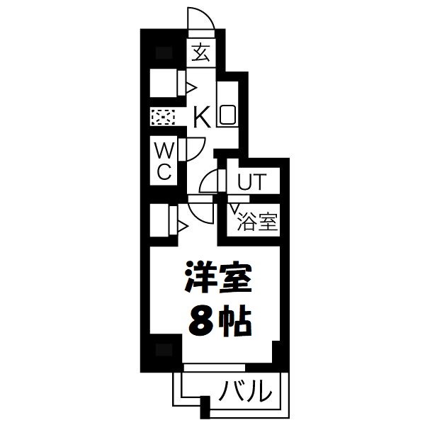 ファステート名古屋駅前アルティス 間取り図