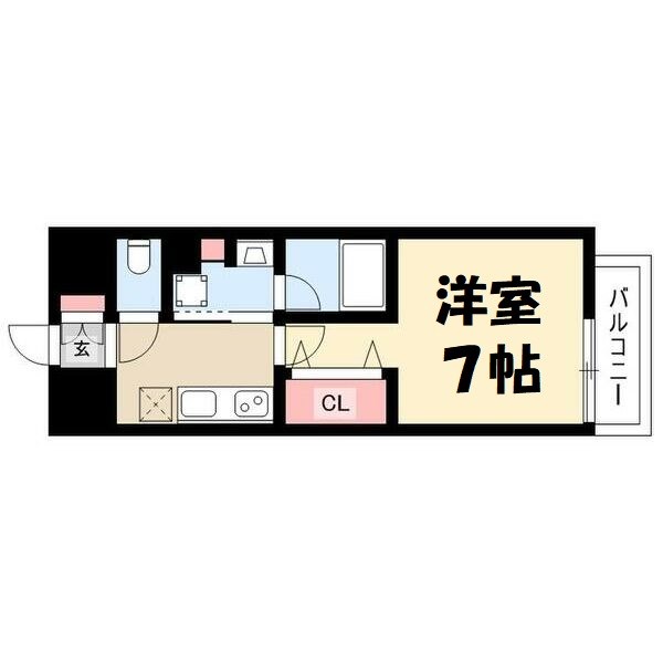 ジュール亀島 間取り図