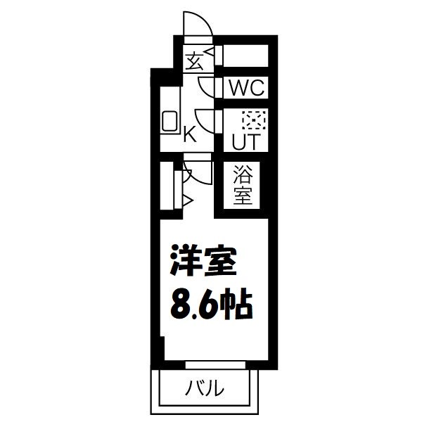 ファステート名古屋駅前アルティス 間取り図