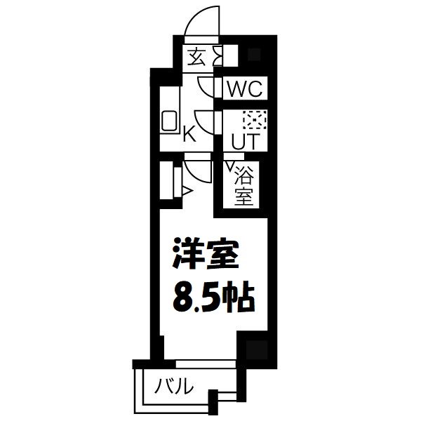 ファステート名古屋駅前アルティス 間取り図