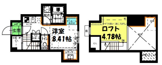 パークフロント清明山 間取り図