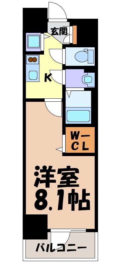 エスリード今池ルミナス 間取り図