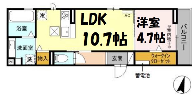 グラン仁所町 間取り図