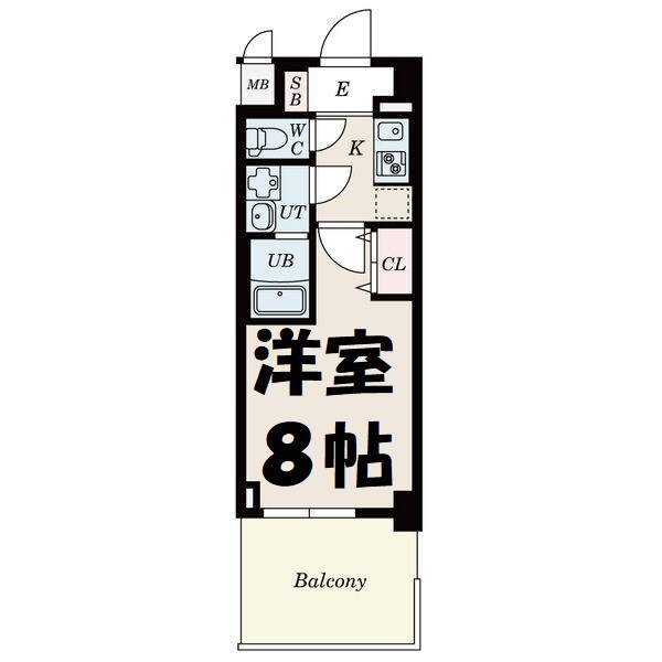 S-RESIDENCE志賀本通North 間取り図