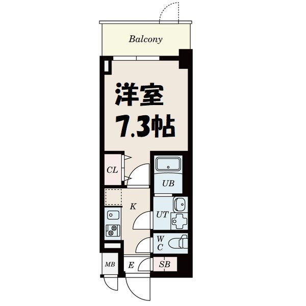 S-RESIDENCE志賀本通North 間取り図