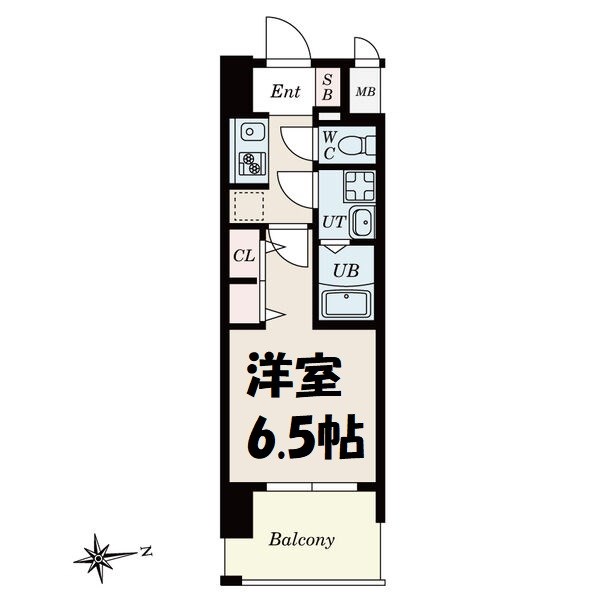 S-RESIDENCE上飯田North 間取り図