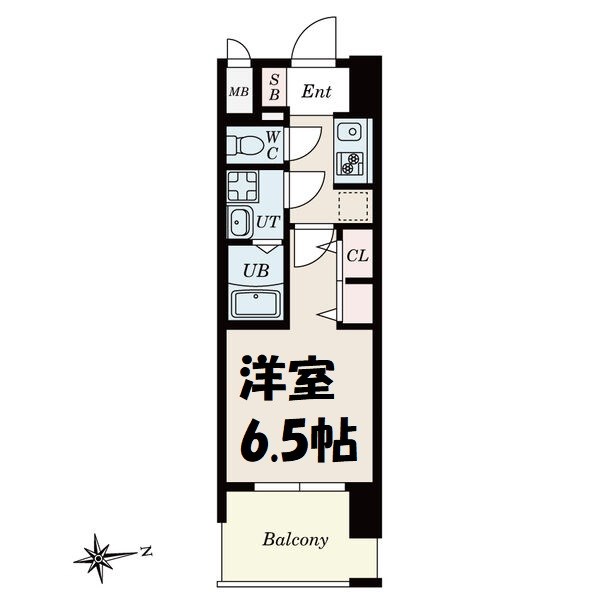 CREST TAPP平安通 間取り図