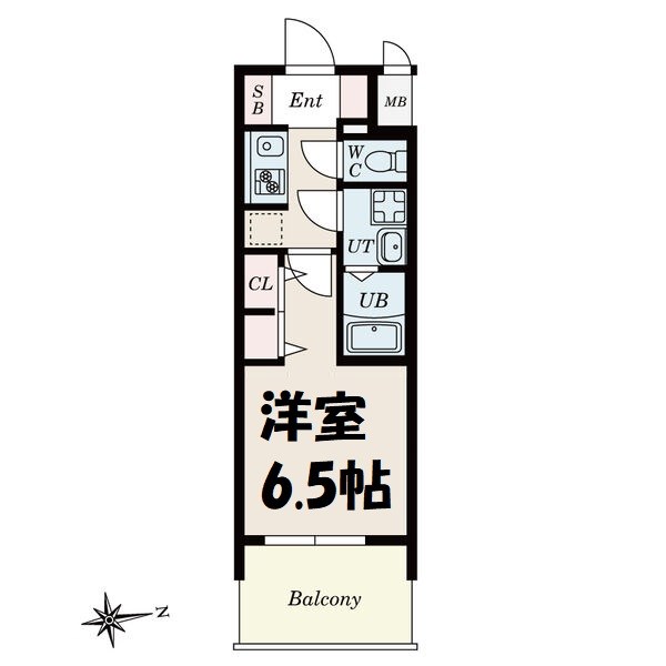 CREST TAPP平安通 間取り図