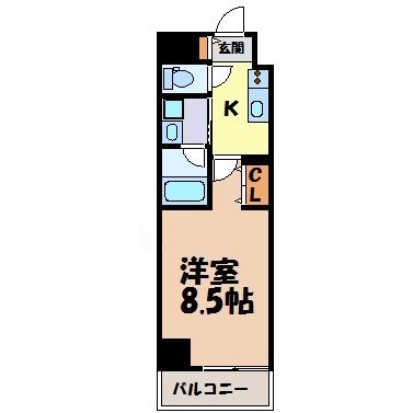 リシュドール名駅南 間取り図
