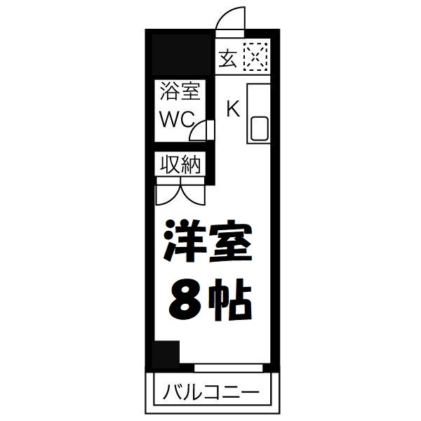 シャトー栄 間取り図