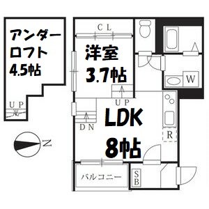 ハーモニーテラス大杉町 間取り図