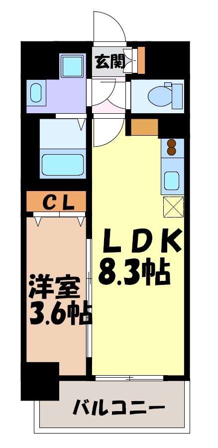 SOLメイクス浄心天神山 間取り図