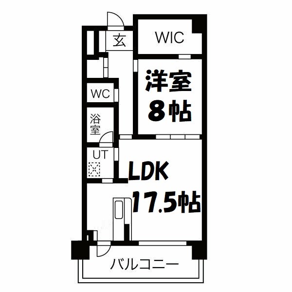 ソレイユ徳川 間取り図