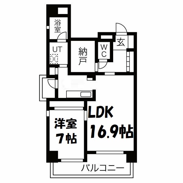 ソレイユ徳川 間取り図