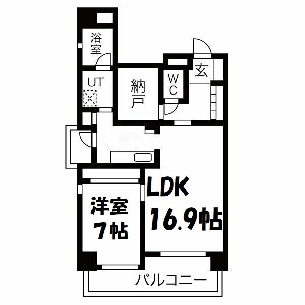 ソレイユ徳川 間取り図