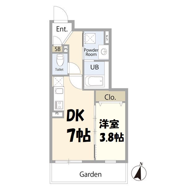 リーデンス名古屋駅西 間取り図