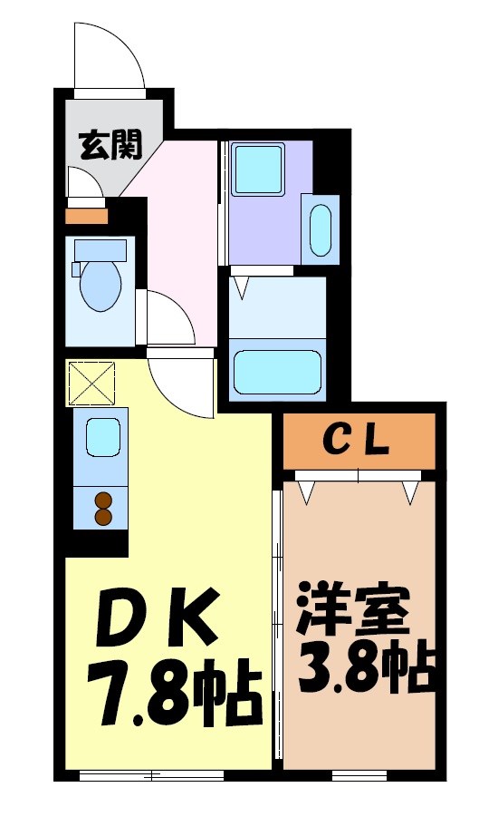 リーデンス名古屋駅西 間取り図
