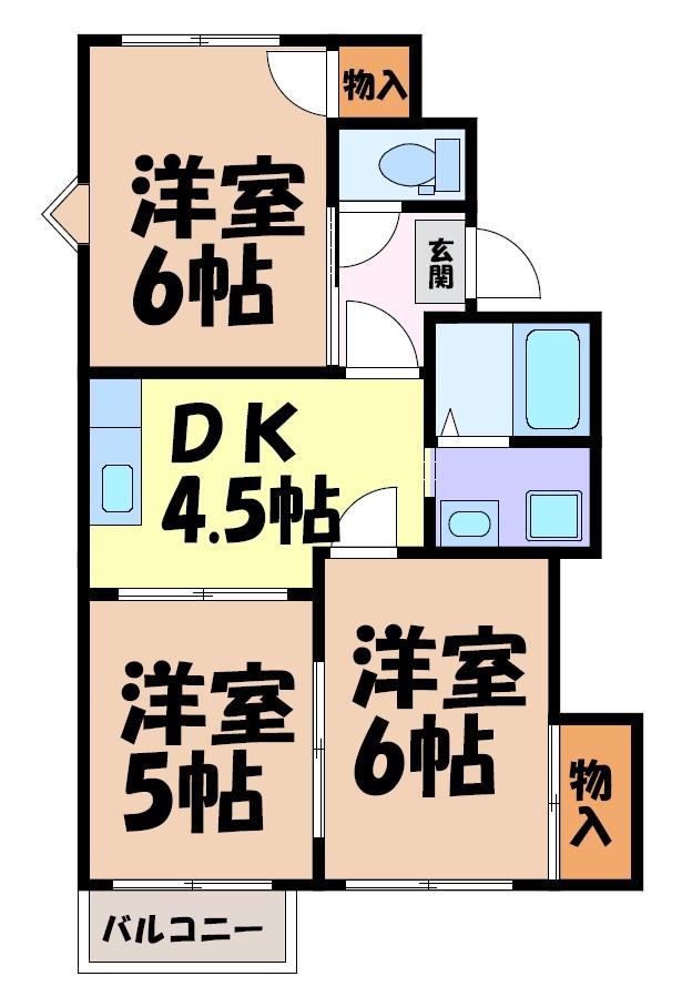 タウニー30 間取り図