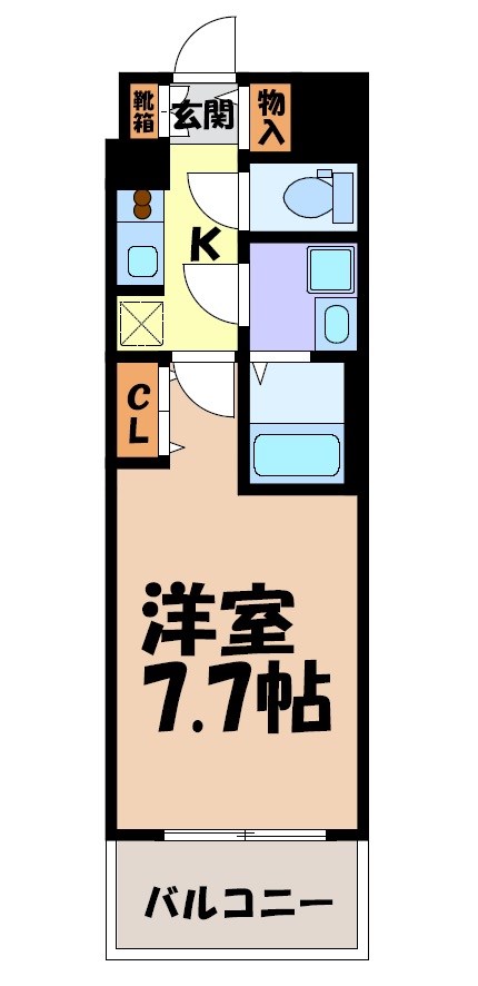 S-RESIDENCE堀田NorthⅡ 間取り図