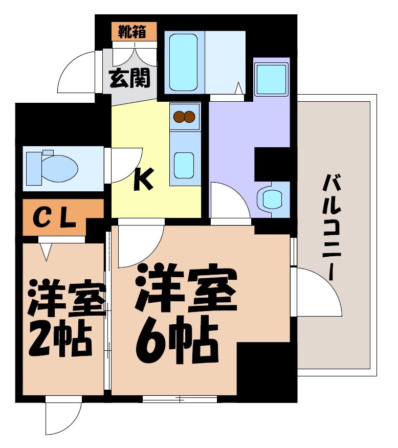 エスリード上前津セレーノ 間取り図