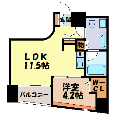 シャトー＆ホテル名駅南Ⅱ 間取り図