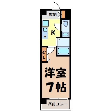 パークフラッツ金山 間取り図