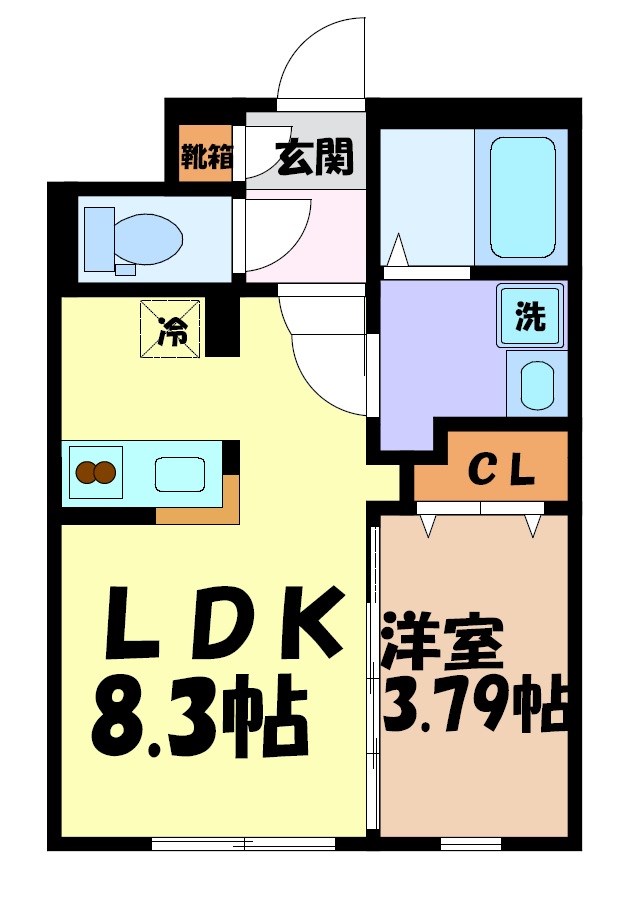 quador御器所NOIR 間取り図