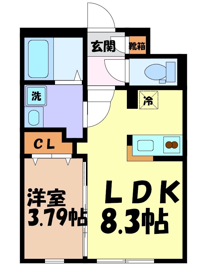 quador御器所NOIR 間取り図
