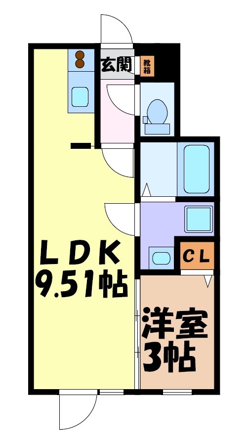 quador御器所NOIR 間取り図