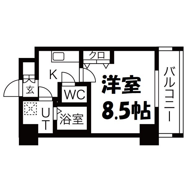 レジデンシア泉Ⅰ 間取り図