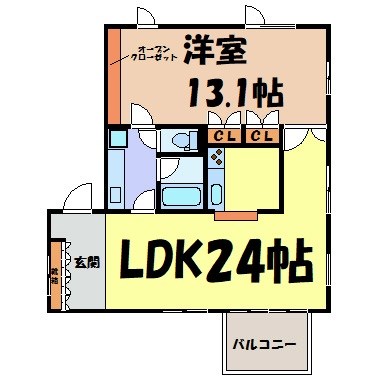ＴＡＳＨＩＲＯ７１ 間取り図