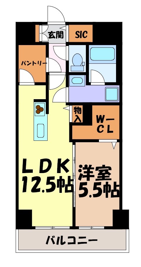 CLOVER泉 間取り図