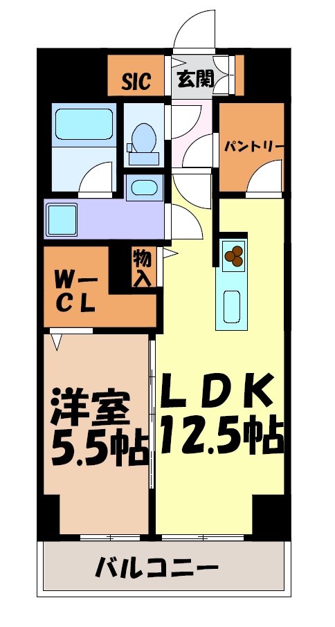 CLOVER泉 間取り図