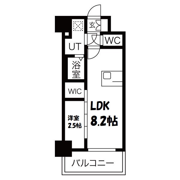 メイクスWアート金山ウェスト 間取り図