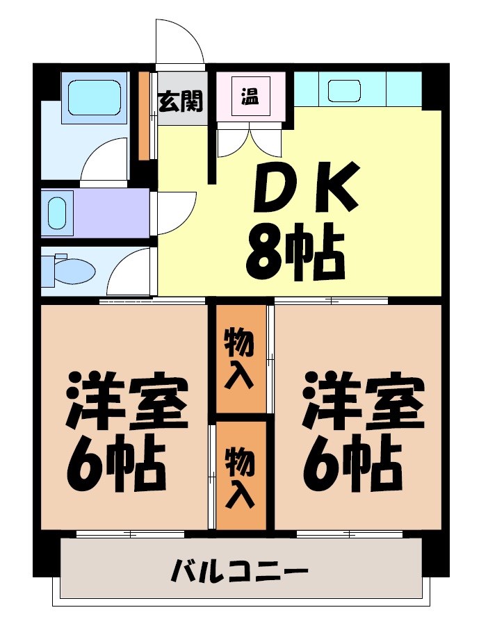 シャトー高蔵 間取り図