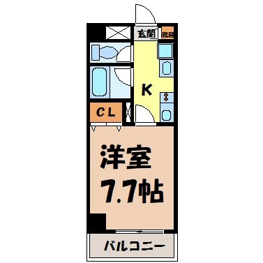 Belle　Vivre新栄 間取り図