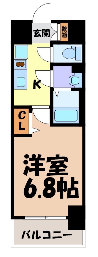 プレサンス上前津エレスタ 間取り図