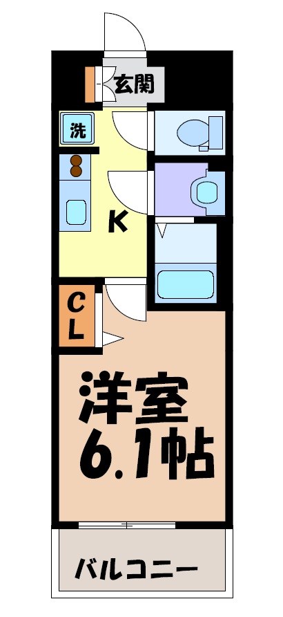 プレサンス太閤通ファシール 間取り図