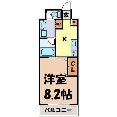 ＧＲＡＮＤ　ＳＴＡＧＥ今池 間取り図